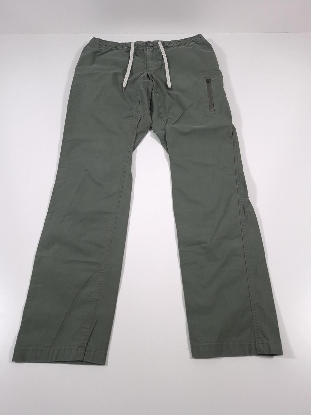 Vuori Ripstop Climber Pants Men's XL Green Drawstring Elastic Waist V412